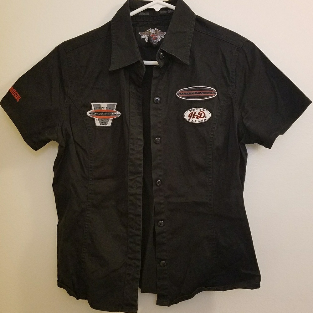 Harley Davidson button up